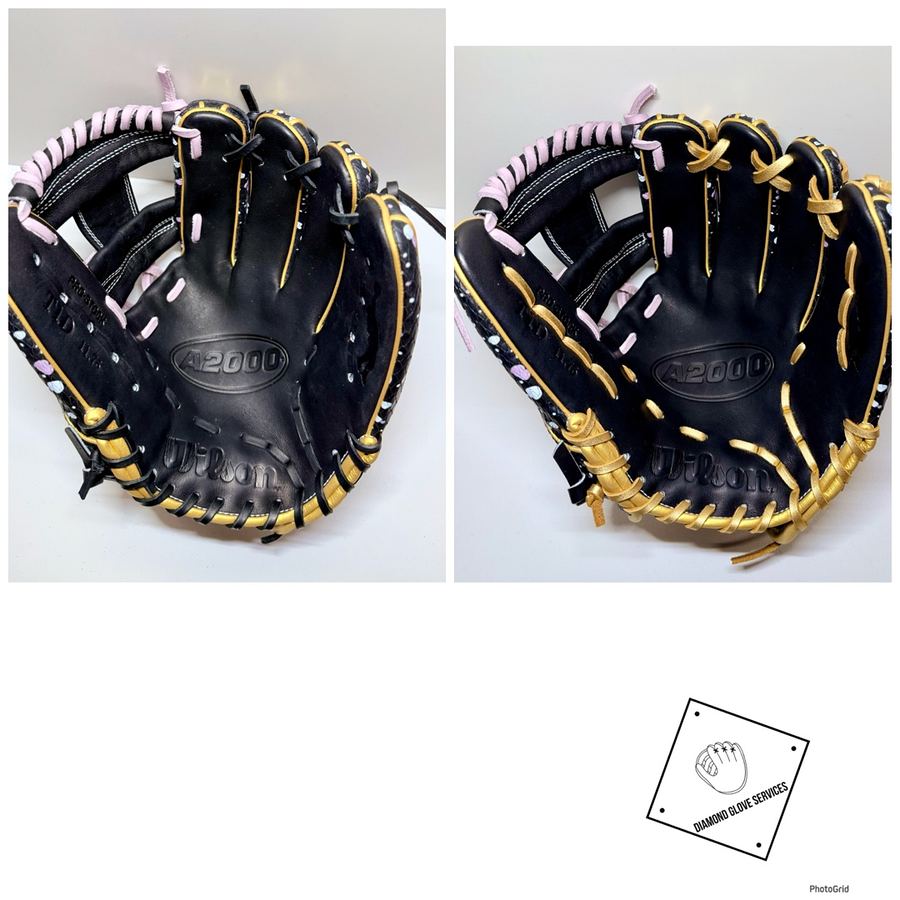 Wilson A2000 Gold Pink Relace