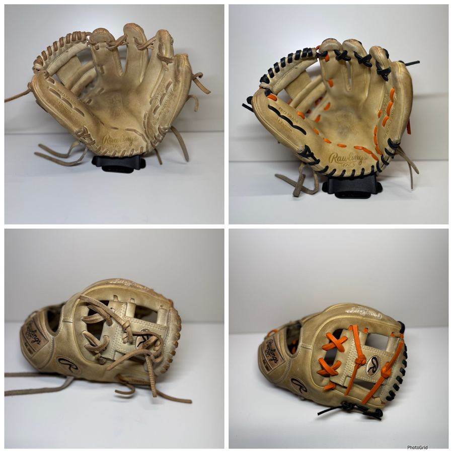 Rawlings Infield Orange Black Relace